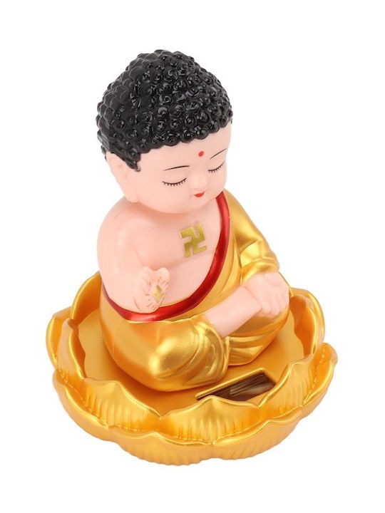 Decorative Buddha made of Plastic Ευημερίας 11x8.5cm 1pcs