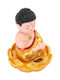 Decorative Buddha made of Plastic Prosperity 11x8.5cm 1pcs