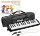 Stagg Melodică 32 Clape Melosta Negru