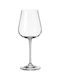 Bohemia Ardea Glass Set for Red Wine made of Glass in Red Color Stacked 450ml 6pcs