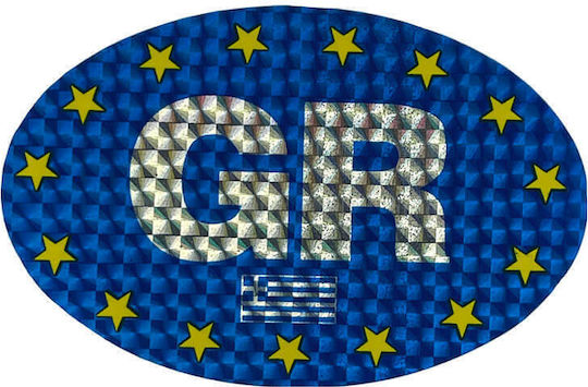 Auto Gs Autocolante Auto 10.5 x 7cm în Culoarea Albastru 1buc