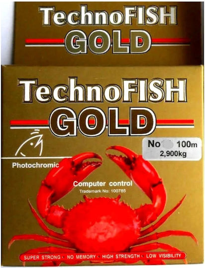 Technofish Fir de pescuit Auriu 100m / 0.4mm