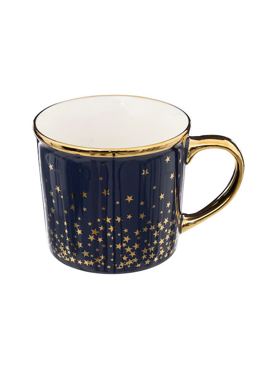 Tasse Keramik Blau 1Stück