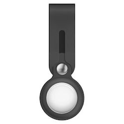 Uniq Vencer Fall für AirTag Silikon in Schwarz Farbe