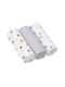 Laessig Swaddle Blanket Alb 85x85εκ. 3buc
