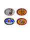AGC Set Ornamente de Crăciun Platouri Ceramice Lățime 30cm. 2buc