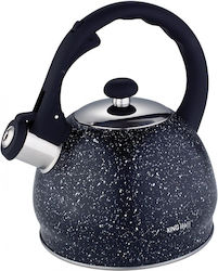 KING Hoff Tea Set Inox in Negru Color 2000ml 1buc