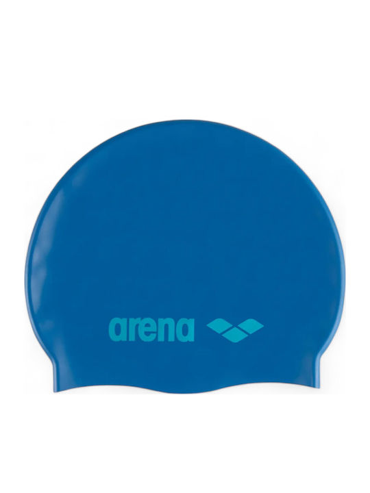 Arena Silicone Adults Swimming Cap Blue