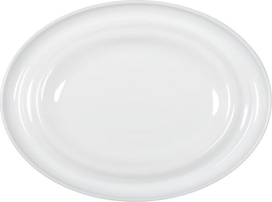 e-exoplismos Platou de Servire Oval din Porțelan Albă 32x24buc 6buc
