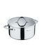 Bergner Hi-tech Deep Stainless Steel Pot 28cm
