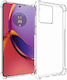 Moto Umschlag Rückseite Silikon 1.5mm Transparent (Motorola Moto G84 5G)