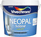 Vivechrom Neopal Satine Plastic Ecological Paint for Interior Use White 10lt