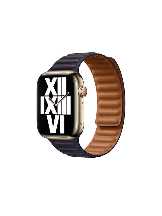 Apple Leather Link - M/L Λουράκι Δερμάτινο Ink (Apple Watch 38/40/41mm)