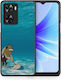 Smartfits Clean The Ocean Umschlag Rückseite Hellblau (Oppo A57 4G)
