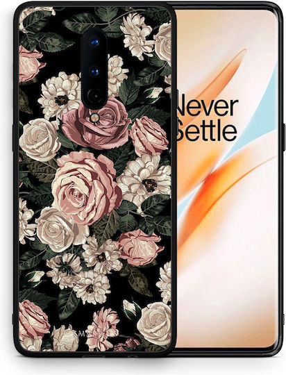 Smartfits Flower Wild Roses Back Cover Ροζ (OnePlus 8)