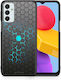 Smartfits Geometric Hexagonal Umschlag Rückseite Gray (Galaxie M13) 7526158696603_42937022251163