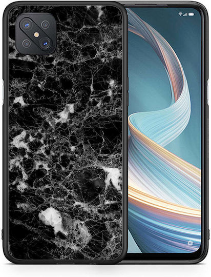 Smartfits Marble Male Back Cover Μαύρο (Oppo Reno4 Z)