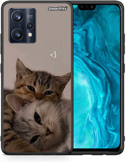 Smartfits Cats In Love Back Cover Μπεζ (Realme 9 / 9 Pro+)