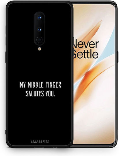 Smartfits Salute Задна корица Черен (OnePlus 8) 7202386641051_41522869141659