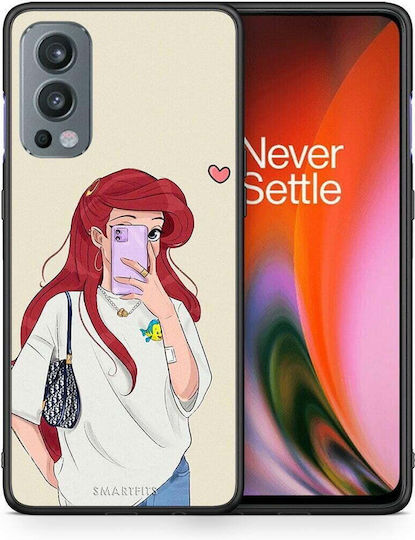 Smartfits Walking Mermaid Задна корица Бял (OnePlus Nord 2) A00_SM1-ON-NORD25G_WALKINGMERMAI