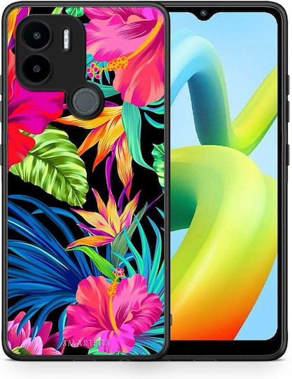 Smartfits Tropical Flowers Back Cover Πολύχρωμο (Redmi A1+ / A2+)