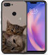 Smartfits Cats In Love Задна корица Бежов (Xiaomi Mi 8 Lite) 8559112257875_47176333984083