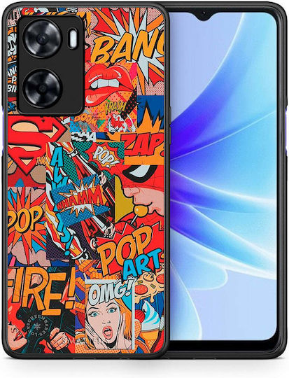 Smartfits Popart Omg Back Cover Multicolour (Oppo A57 4G)
