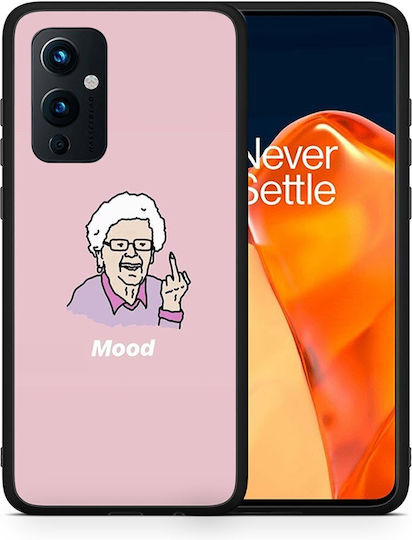 Smartfits Popart Mood Umschlag Rückseite Flieder (OnePlus 9)