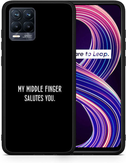 Smartfits Salute Back Cover Μαύρο (OnePlus 8 ProRealme 8/8 Pro)