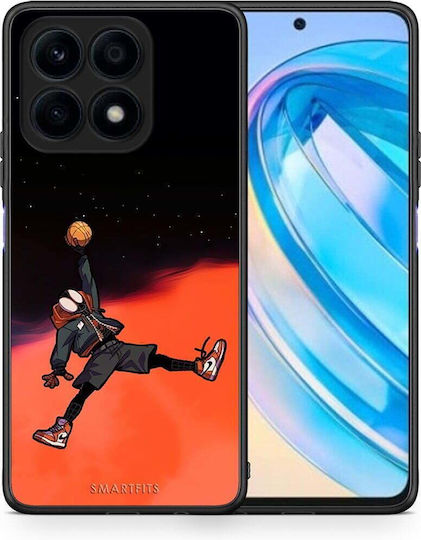 Smartfits Basketball Hero Umschlag Rückseite Orange (Honor X8a)