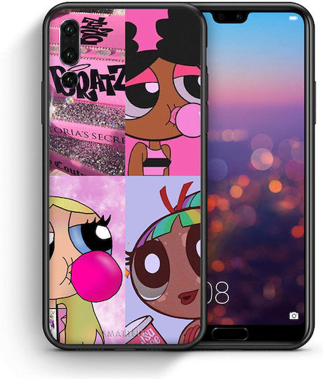 Smartfits Bubble Girls Umschlag Rückseite Lila (Huawei P20 Pro)