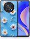 Smartfits Real Daisies Umschlag Rückseite Hellblau (Huawei Nova Y90) 7606901735579_43228907405467