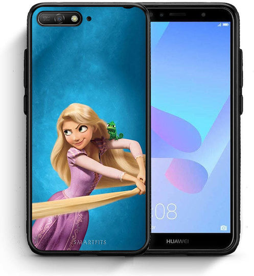 Smartfits Tangled 2 Back Cover Blue (Huawei Y6 2018)