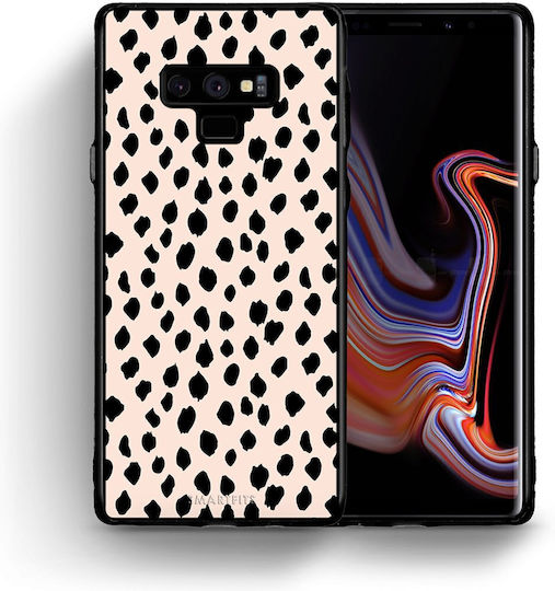 Smartfits Polka Dots Umschlag Rückseite Beige (Galaxy Note 9)