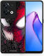 Smartfits Popart Spidervenom Back Cover Μαύρο (Oppo Reno8)