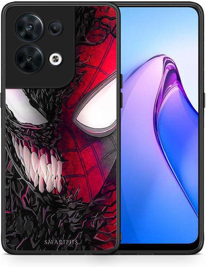 Smartfits Popart Spidervenom Back Cover Μαύρο (Oppo Reno8)