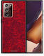 Smartfits Paisley Cashmere Back Cover Κόκκινο (Galaxy Note 20 Ultra)