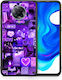 Smartfits Collage Stay Wild Back Cover Μωβ (Poco F2 Pro)