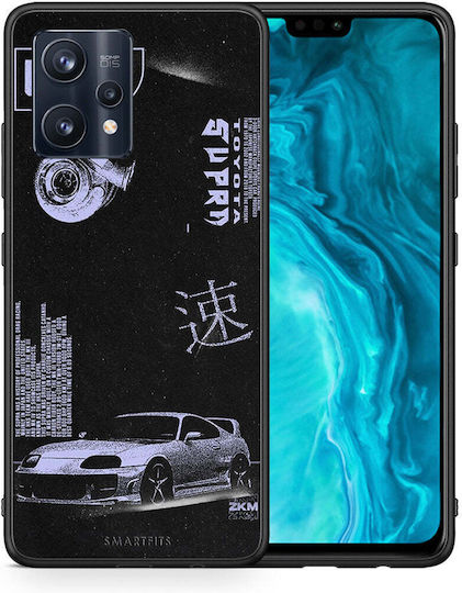 Smartfits Tokyo Drift Umschlag Rückseite Schwarz (Realme 9 / 9 Pro+) A00_SM1-RL-9PRPLUS5G_TOKYODRIFT_