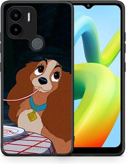 Smartfits Lady And Tramp 2 Umschlag Rückseite Beige (Redmi A1+ / A2+) A00_SM1-XI-RDMA2+_LADYANDTRAMP2_