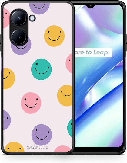 Smartfits Smiley Faces Back Cover Πολύχρωμο (Realme C33)