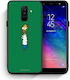 Smartfits Bush Man Umschlag Rückseite Grün (Galaxy A6+ 2018) 7628149620891_43289907265691