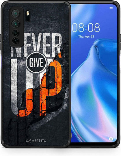 Smartfits Never Give Up Umschlag Rückseite Schwarz (Huawei P40 Lite 5G) 8428725469523_46696848490835