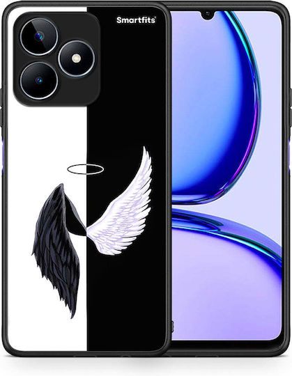 Smartfits Angels Demons Back Cover Μαύρο (Realme C53)