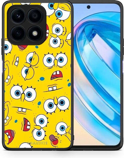 Smartfits Popart Sponge Back Cover Galben (Honor X8a)