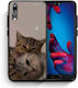 Smartfits Cats In Love Back Cover Beige (Huawei P20)