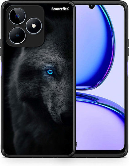 Smartfits Dark Wolf Задна корица Черен (Realme C53)