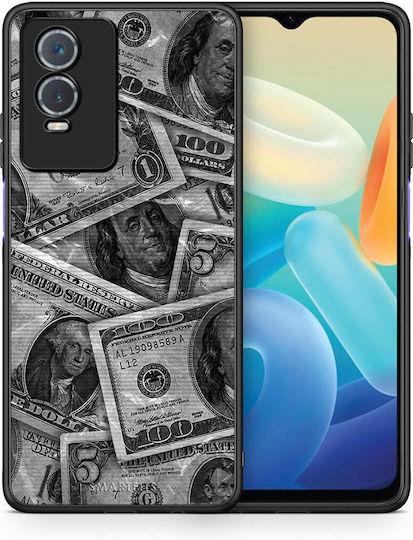Smartfits Money Dollars Back Cover Γκρι (Vivo Y76 5G / Y76s / Y74s)