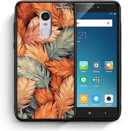 Smartfits Autumn Leaves Back Cover Πορτοκαλί (Redmi Note 4)