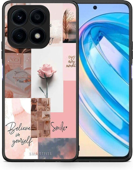 Smartfits Aesthetic Collage Umschlag Rückseite Rosa (Honor X8a) 8427279319379_46685831037267